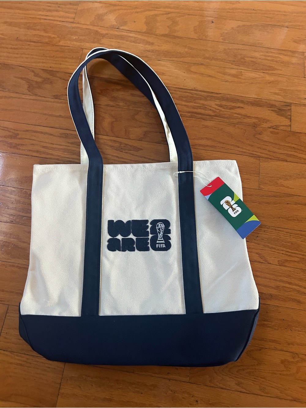 Licensed official FIFA World Cup 2026 tote size 17x 5.5x 15”